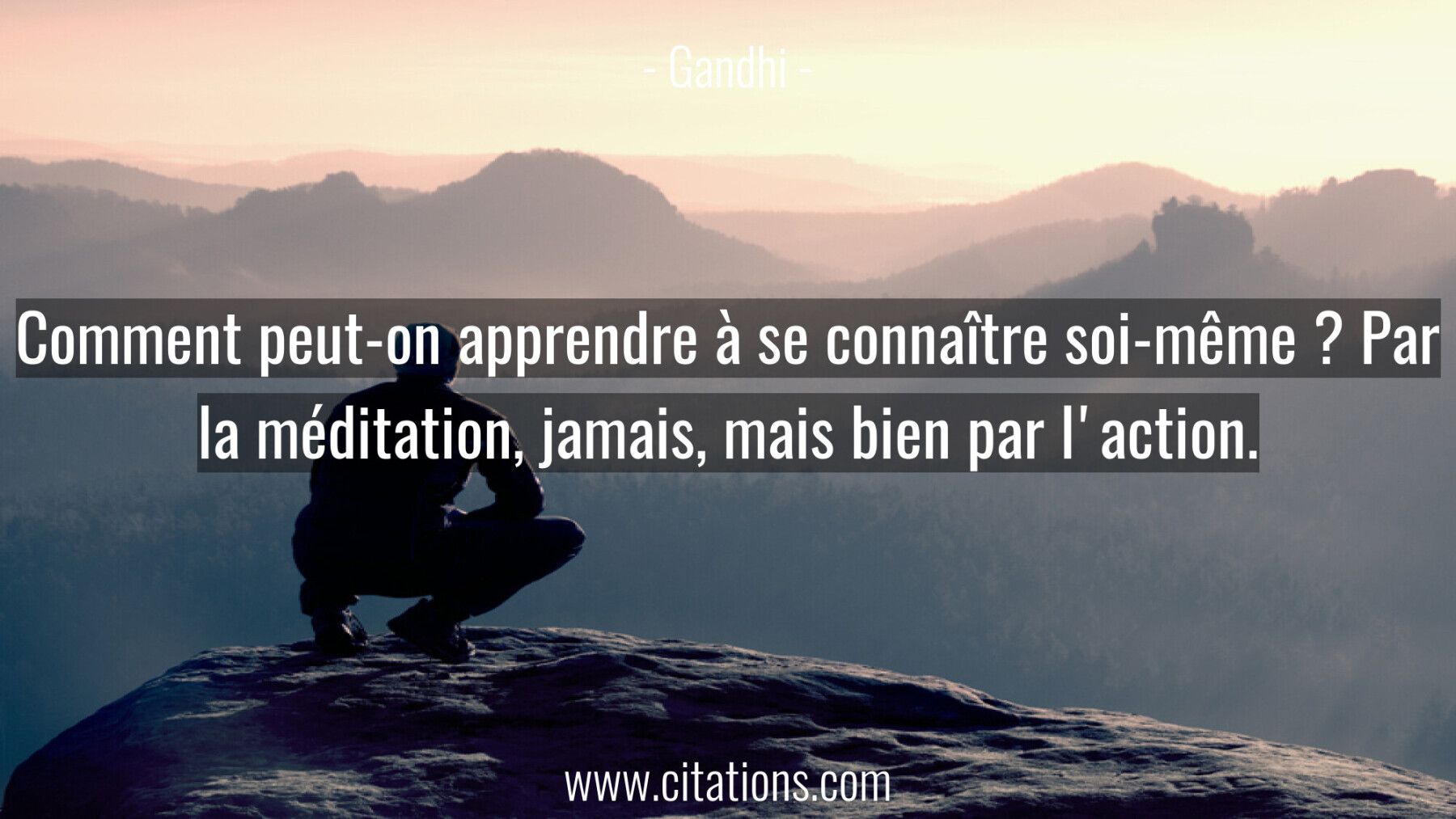 Comment Peut On Apprendre A Se Connaitre Soi Meme Par La Meditation