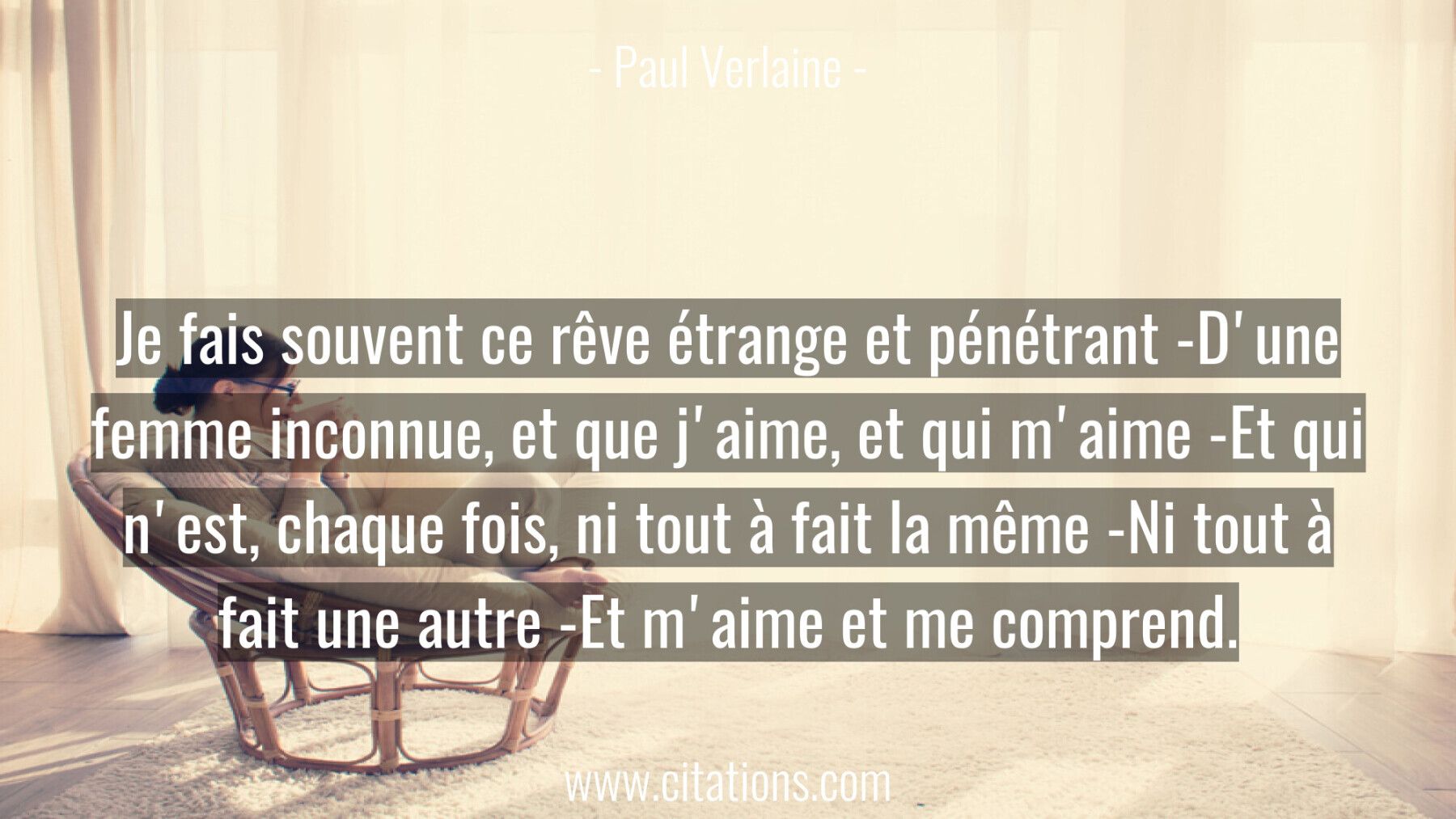 Je Fais Souvent Ce Rêve étrange Et Pénétrant Analyse Je fais souvent ce rêve étrange et pénétrant -D'une femme