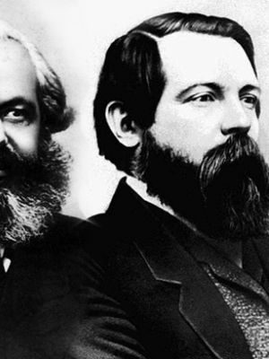 Karl Marx et Friedrich Engels