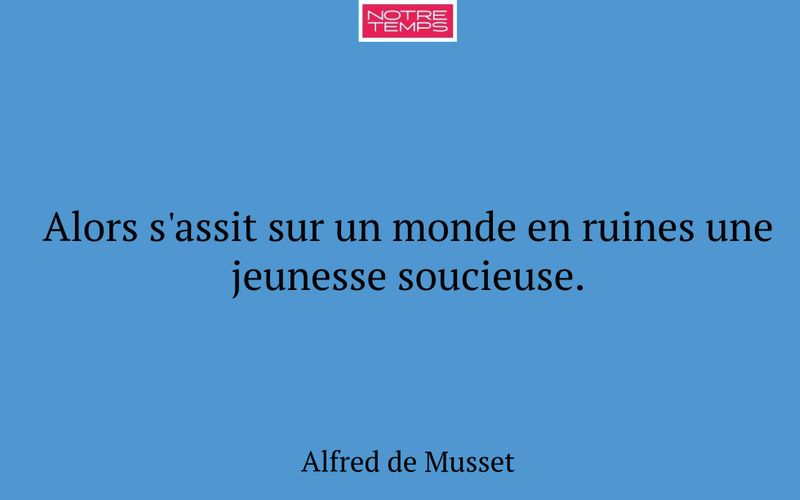 Alors s'assit sur un monde en ruines une jeunesse soucieuse.