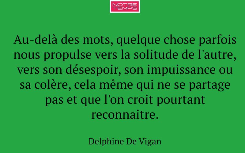 Au-delà des mots, quelque chose parfois nous propulse vers la solitude de l'autre, vers son désespoir, son impuissance ou sa colère, cela même qui ne se partage pas et que l'on croit pourtant reconnaitre.