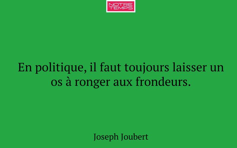 En politique, il faut toujours laisser un os à ronger aux frondeurs.