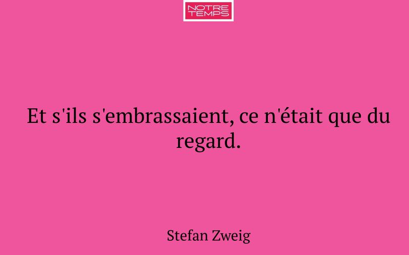 Et s'ils s'embrassaient, ce n'était que du regard.