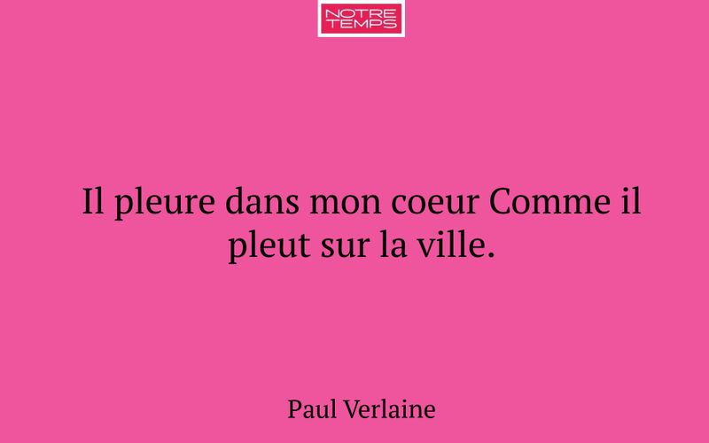 Il pleure dans mon coeur Comme il pleut sur la ville.