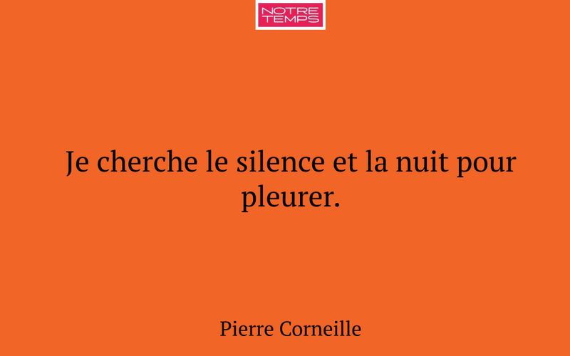 Je cherche le silence et la nuit pour pleurer.