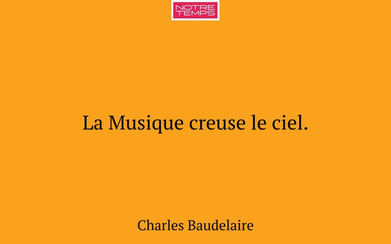 La Musique creuse le ciel.