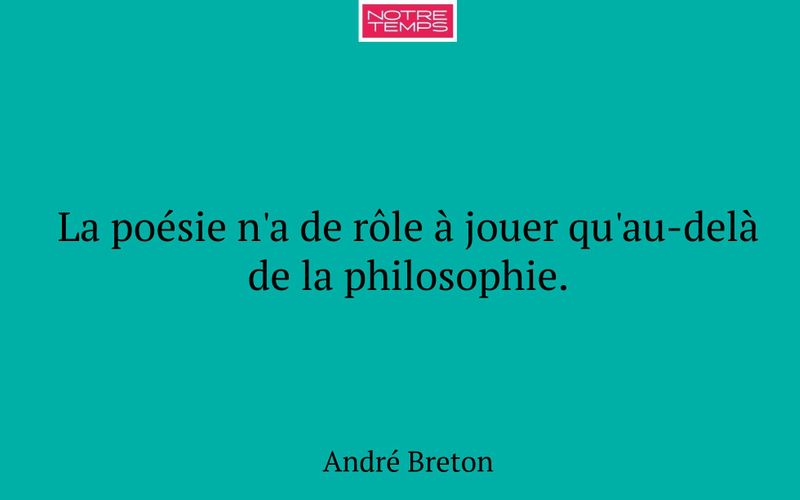 La poésie n'a de rôle à jouer qu'au-delà de la philosophie.