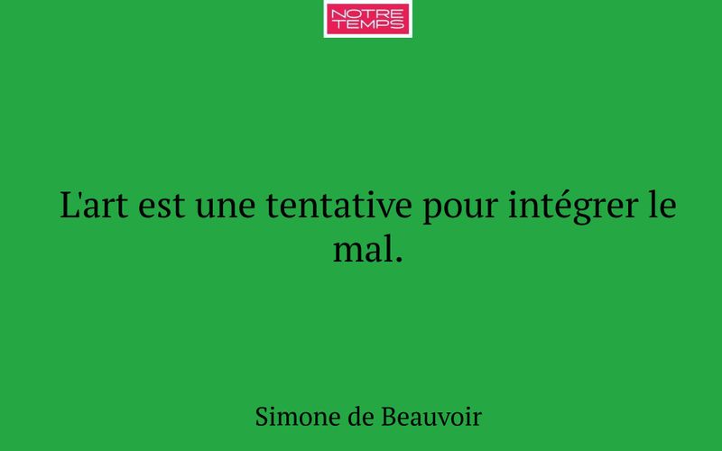 L'art est une tentative pour intégrer le mal.