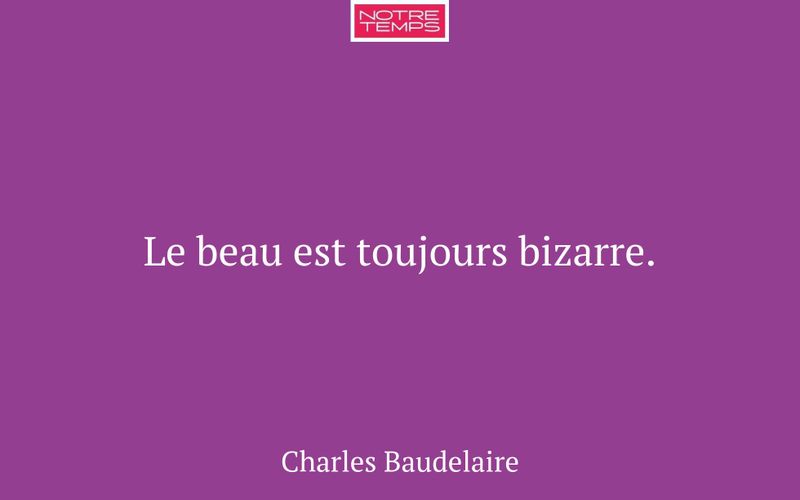 Le beau est toujours bizarre.