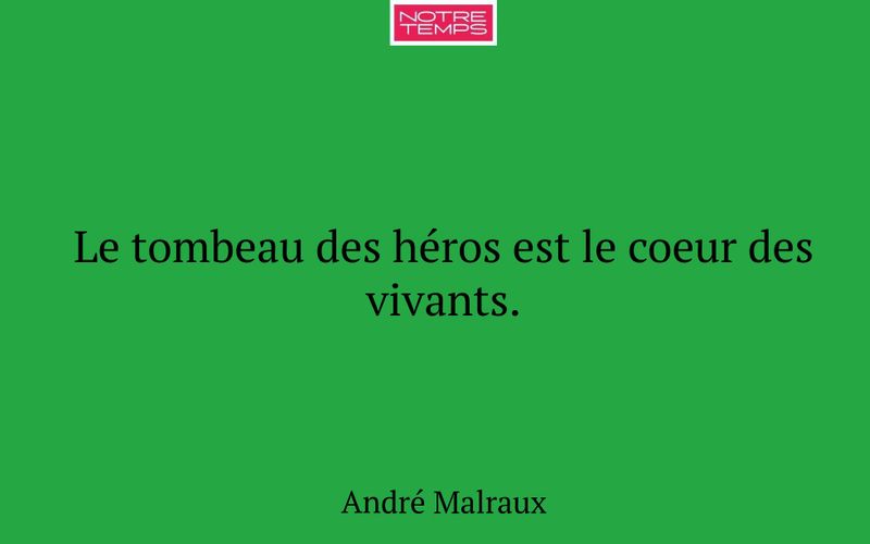 Le tombeau des héros est le coeur des vivants.