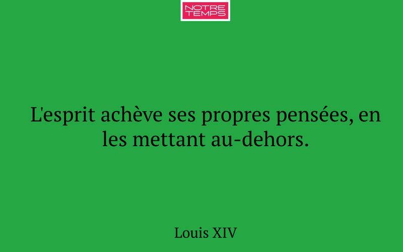 L'esprit achève ses propres pensées, en les mettant au-dehors.