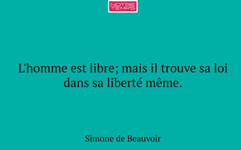 L'homme est libre; mais il trouve sa loi dans sa liberté même.