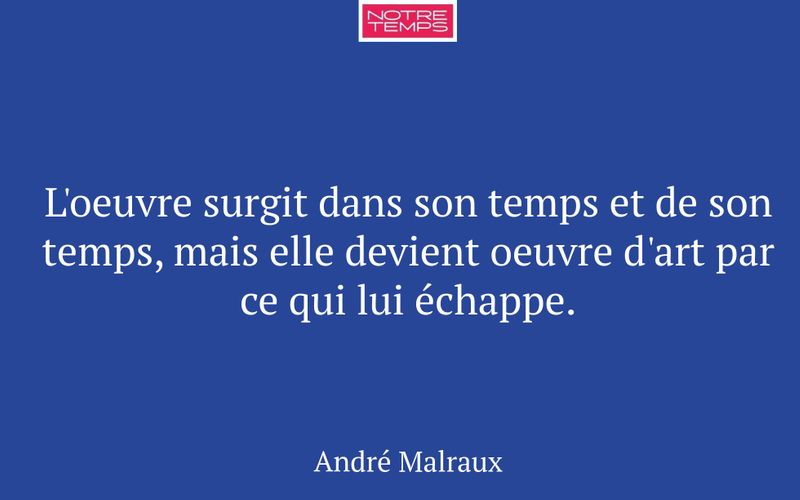 L'oeuvre surgit dans son temps et de son temps, mais elle devient oeuvre d'art par ce qui lui échappe.