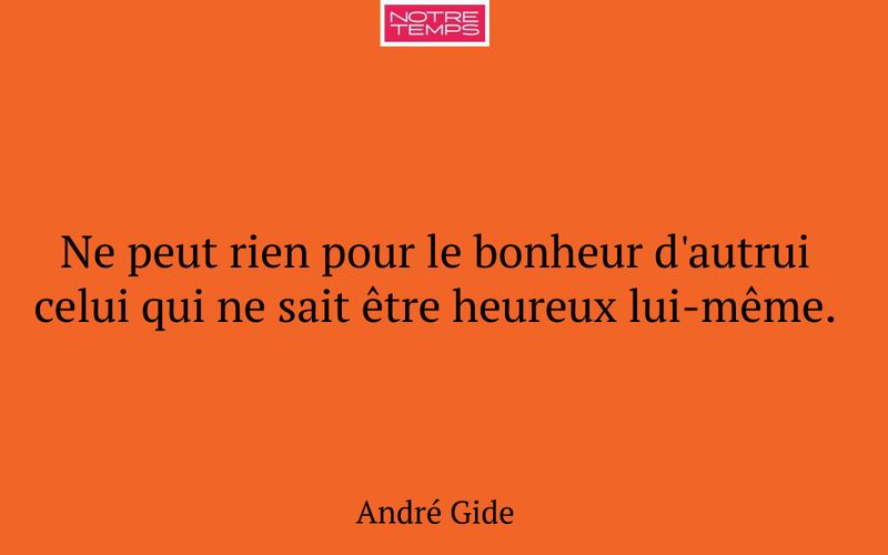 Ne peut rien pour le bonheur d'autrui celui qui ne sait être heureux lui-même.