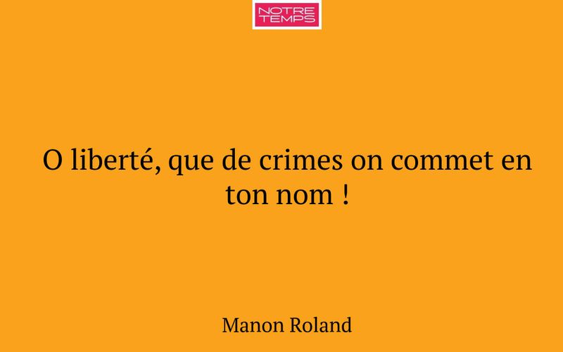 O liberté, que de crimes on commet en ton nom !