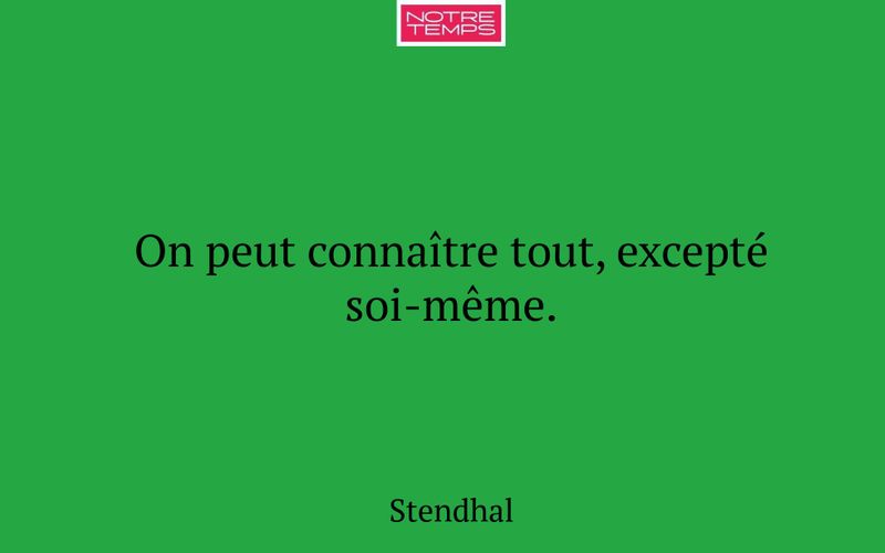 On peut connaître tout, excepté soi-même.