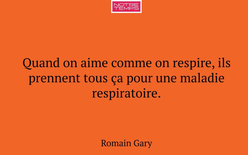Quand on aime comme on respire, ils prennent tous ça pour une maladie respiratoire.