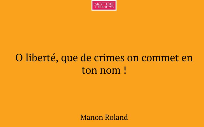 O liberté, que de crimes on commet en ton nom !