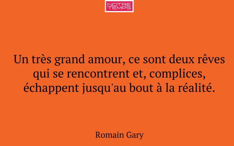 Un très grand amour, ce sont deux rêves qui se rencontrent et, complices, échappent jusqu'au bout à la réalité.
